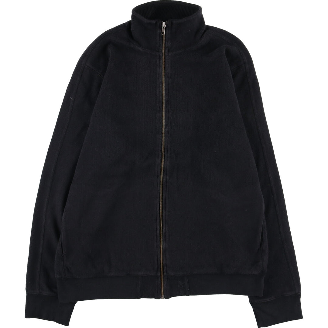 Banana Republic full-zip sweatshirt, men's size L cotton black type Vintage Second Hand