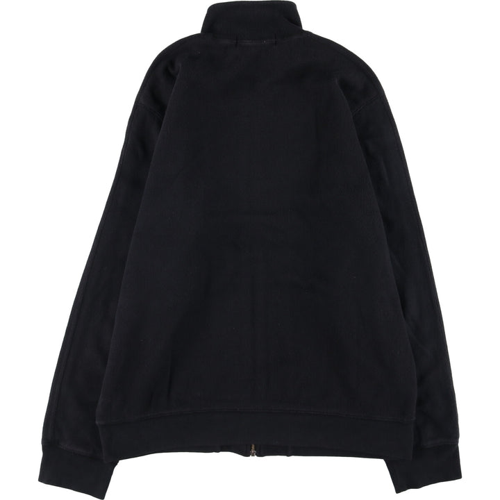 Banana Republic full-zip sweatshirt, men's size L cotton black type Vintage Second Hand