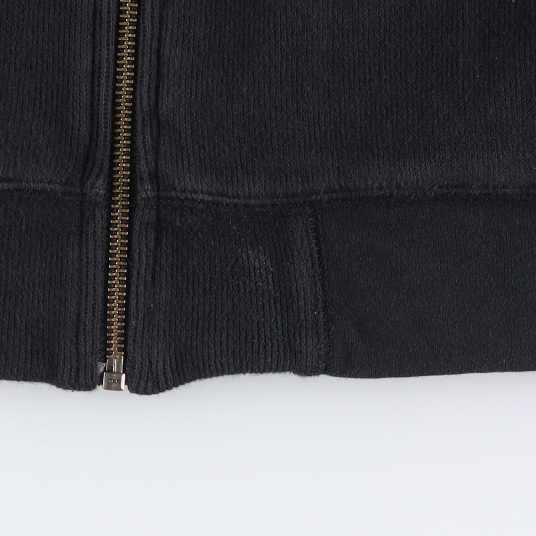 Banana Republic full-zip sweatshirt, men's size L cotton black type Vintage Second Hand