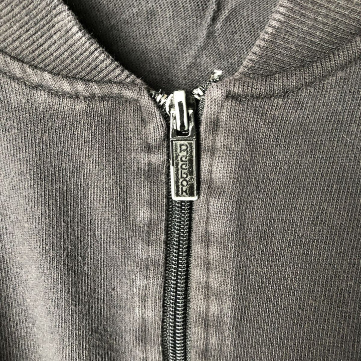 90'S Reebok full-zip sweatshirt, men's size L, vintage cotton black type Vintage Second Hand
