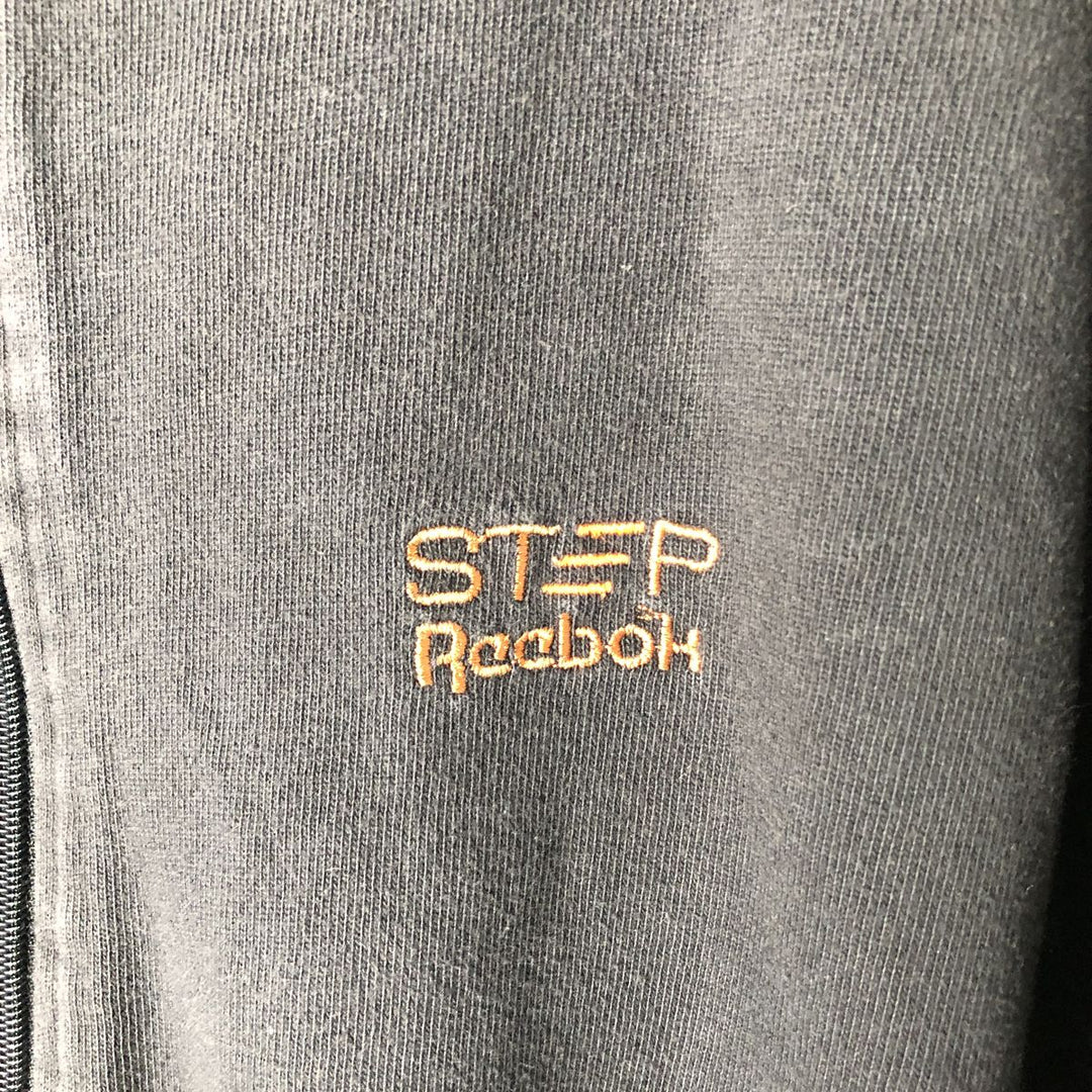 90'S Reebok full-zip sweatshirt, men's size L, vintage cotton black type Vintage Second Hand