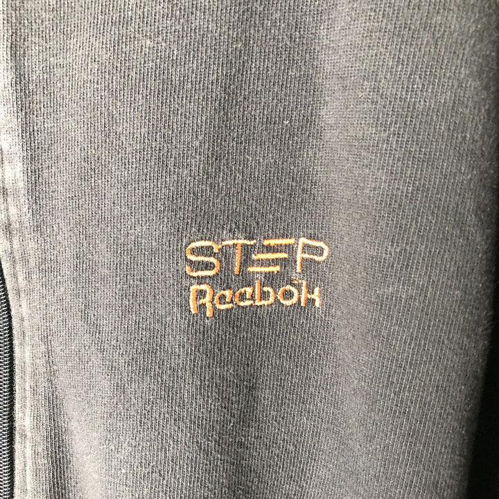 90'S Reebok full-zip sweatshirt, men's size L, vintage cotton black type Vintage Second Hand
