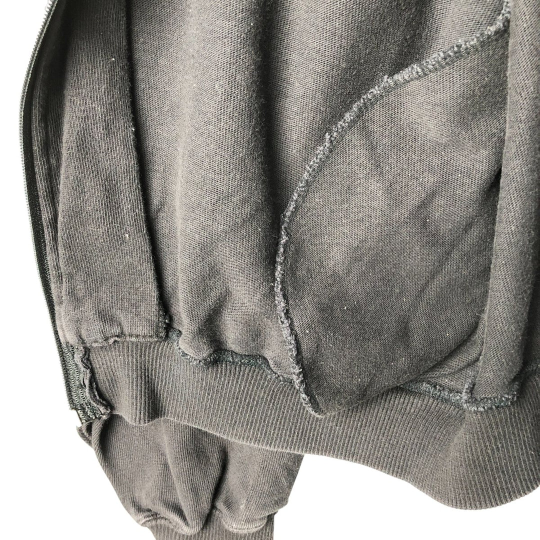 90'S Reebok full-zip sweatshirt, men's size L, vintage cotton black type Vintage Second Hand