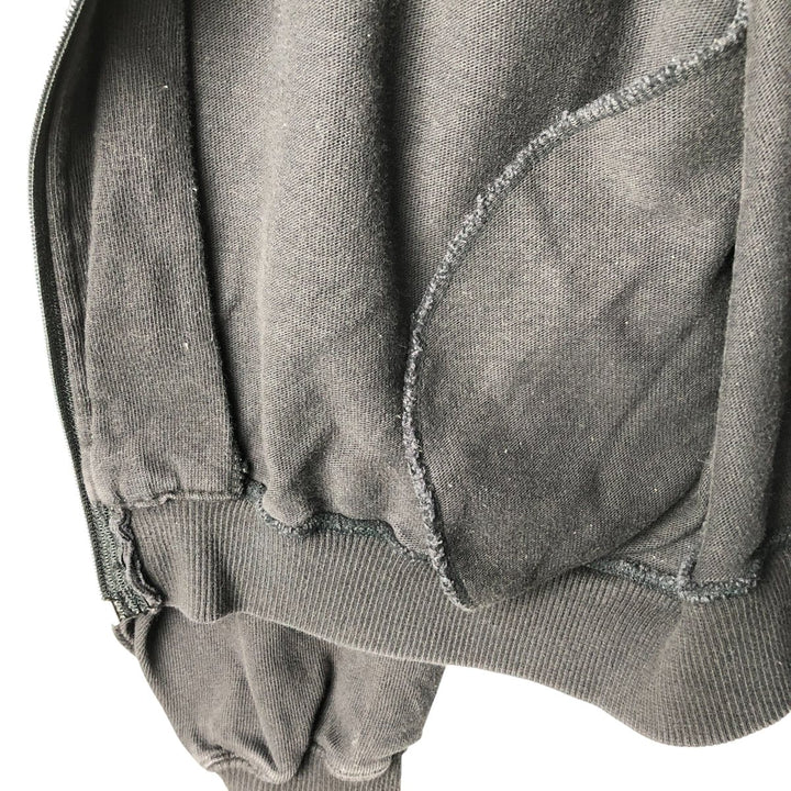 90'S Reebok full-zip sweatshirt, men's size L, vintage cotton black type Vintage Second Hand