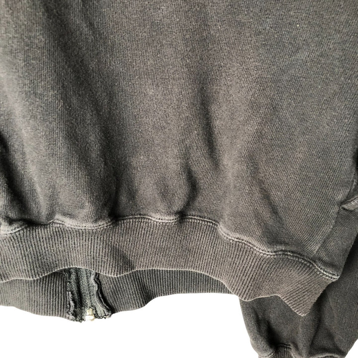 90'S Reebok full-zip sweatshirt, men's size L, vintage cotton black type Vintage Second Hand