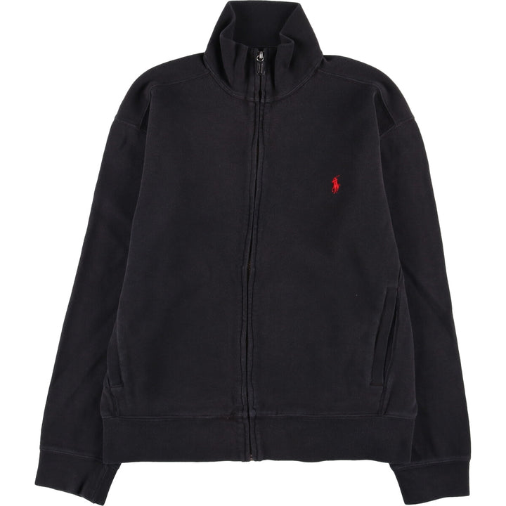 Ralph Lauren POLO by Ralph Lauren full zip sweatshirt, men's size S cotton black type Vintage Second Hand