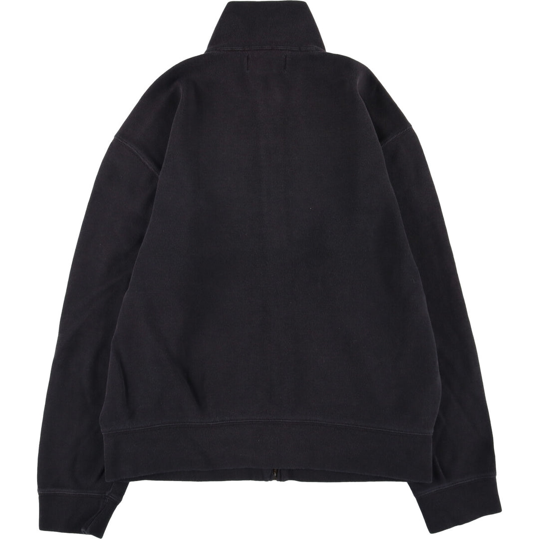 Ralph Lauren POLO by Ralph Lauren full zip sweatshirt, men's size S cotton black type Vintage Second Hand