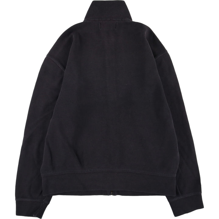 Ralph Lauren POLO by Ralph Lauren full zip sweatshirt, men's size S cotton black type Vintage Second Hand