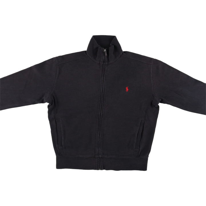 Ralph Lauren POLO by Ralph Lauren full zip sweatshirt, men's size S cotton black type Vintage Second Hand