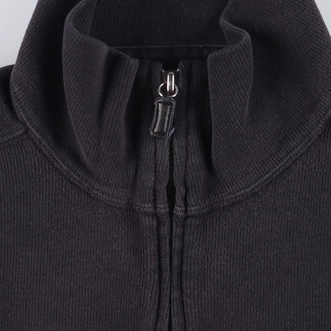Ralph Lauren POLO by Ralph Lauren full zip sweatshirt, men's size S cotton black type Vintage Second Hand