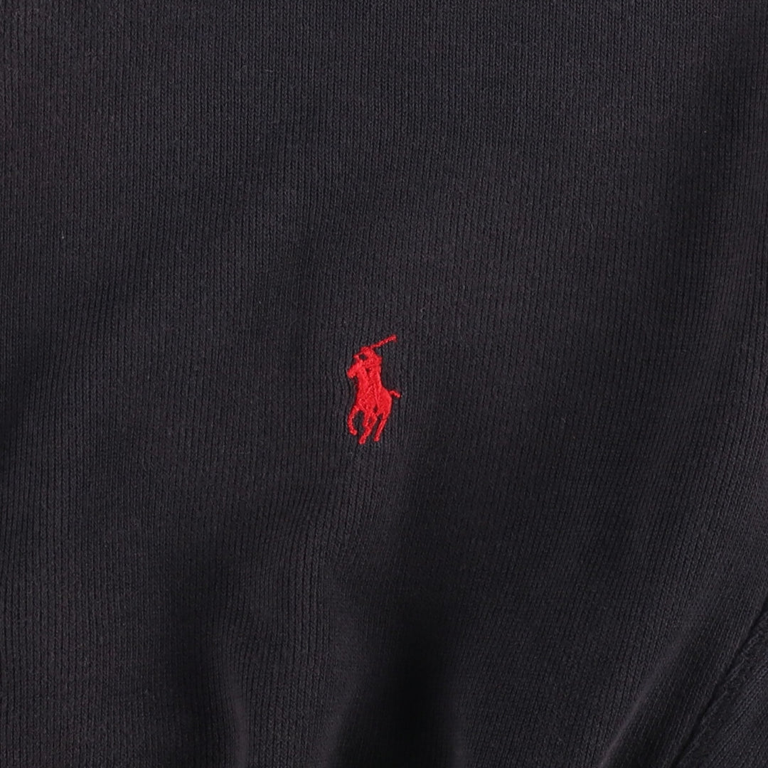 Ralph Lauren POLO by Ralph Lauren full zip sweatshirt, men's size S cotton black type Vintage Second Hand