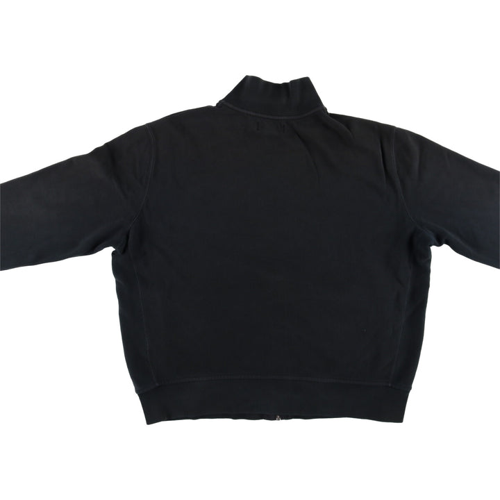 Ralph Lauren POLO by Ralph Lauren full zip sweatshirt, men's XXL size cotton black type Vintage Second Hand