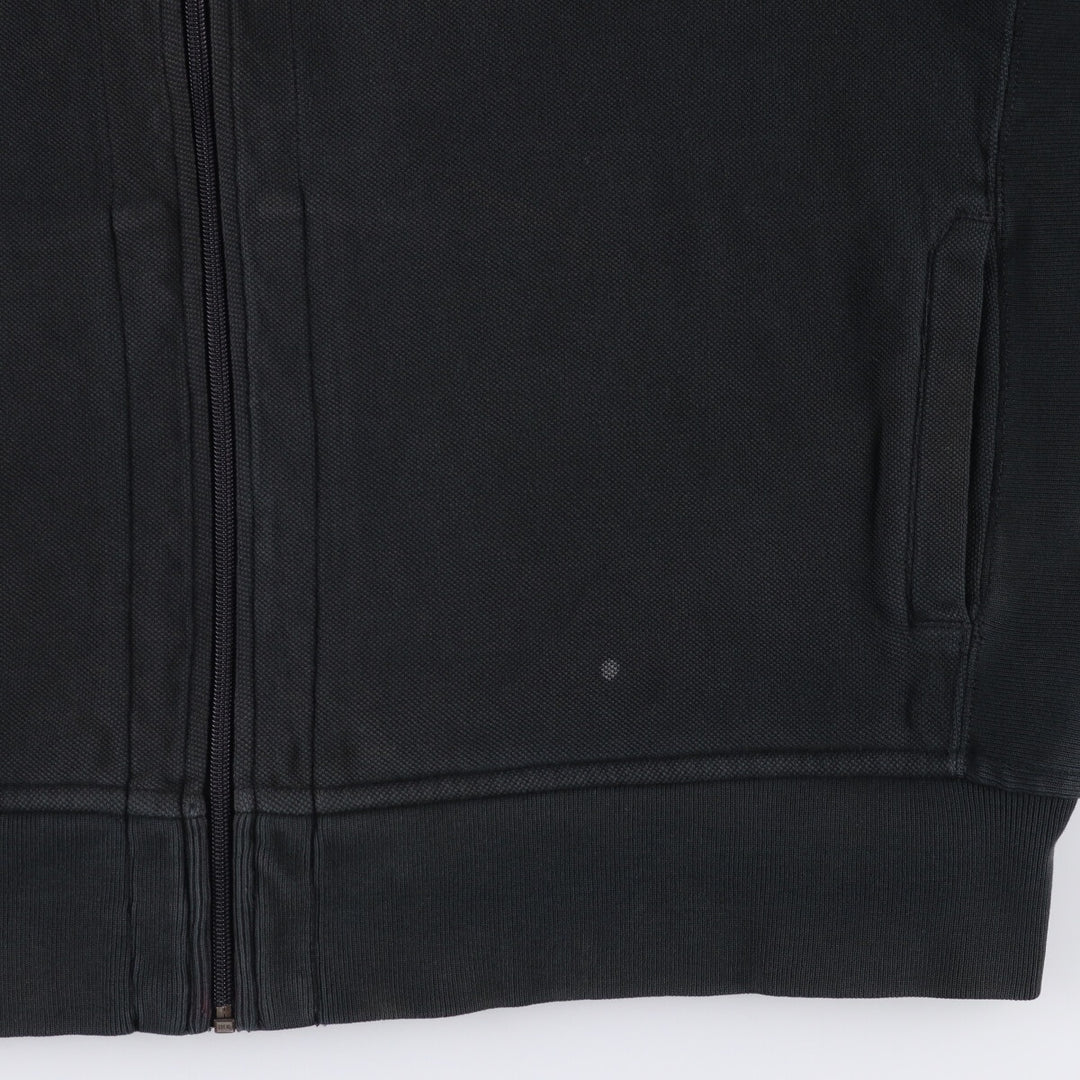 Ralph Lauren POLO by Ralph Lauren full zip sweatshirt, men's XXL size cotton black type Vintage Second Hand