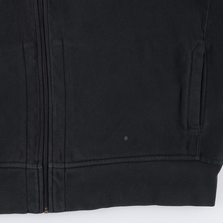 Ralph Lauren POLO by Ralph Lauren full zip sweatshirt, men's XXL size cotton black type Vintage Second Hand