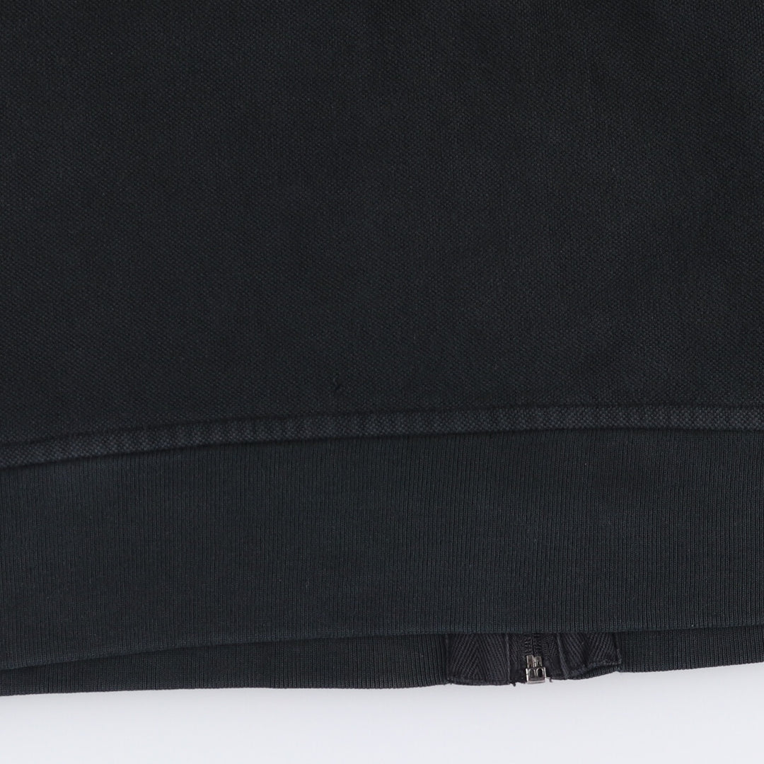Ralph Lauren POLO by Ralph Lauren full zip sweatshirt, men's XXL size cotton black type Vintage Second Hand