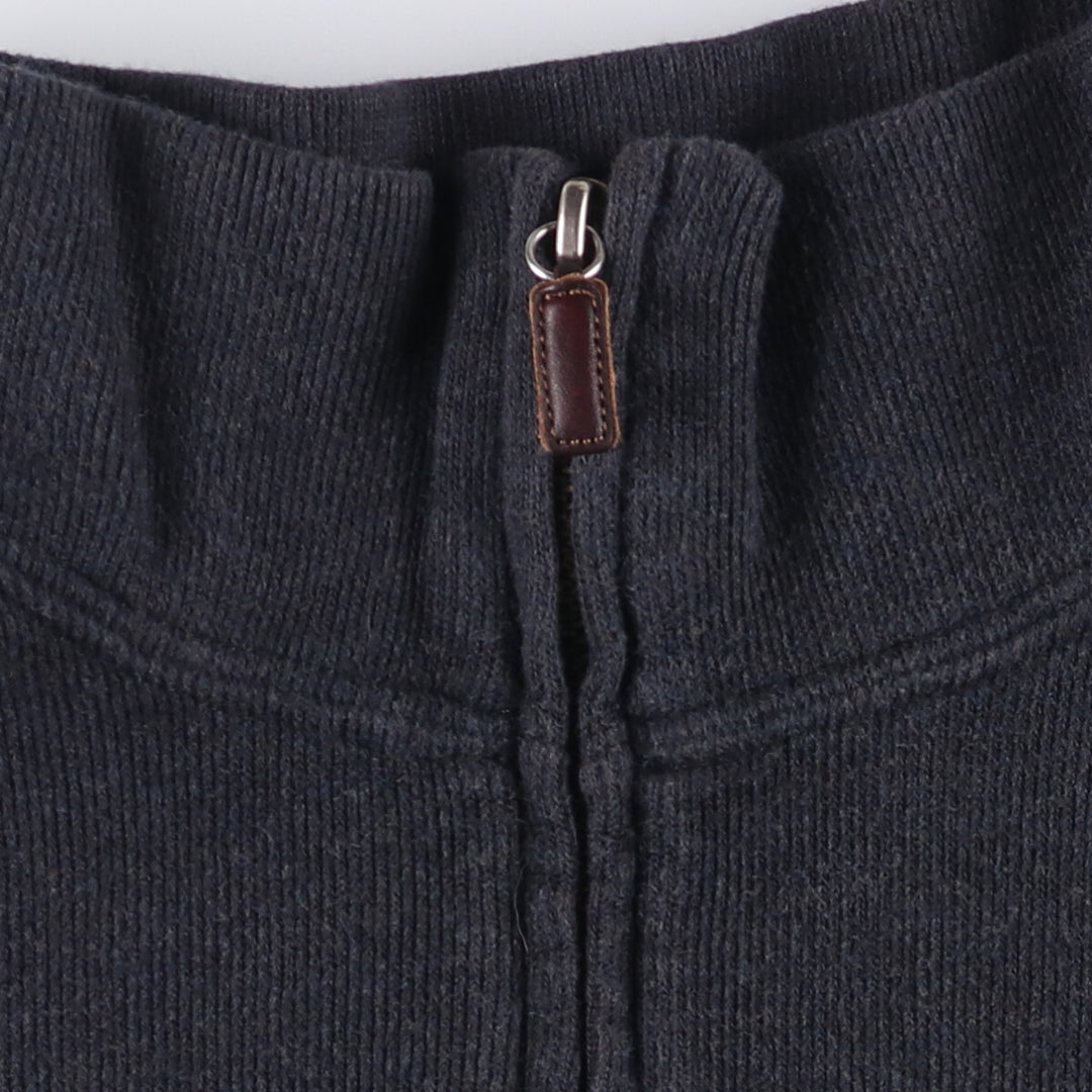 Ralph Lauren POLO by Ralph Lauren full zip sweatshirt, men's XL size cotton Charcoal Vintage Second Hand