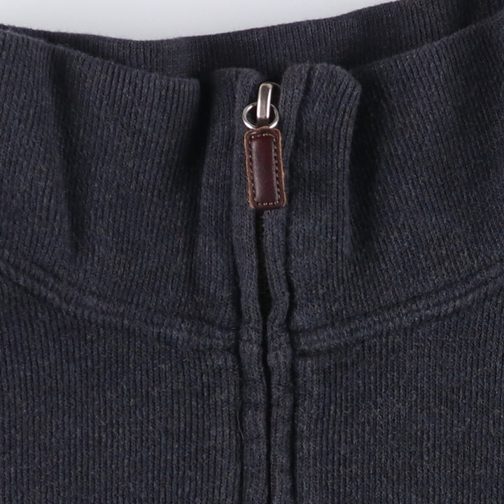 Ralph Lauren POLO by Ralph Lauren full zip sweatshirt, men's XL size cotton Charcoal Vintage Second Hand