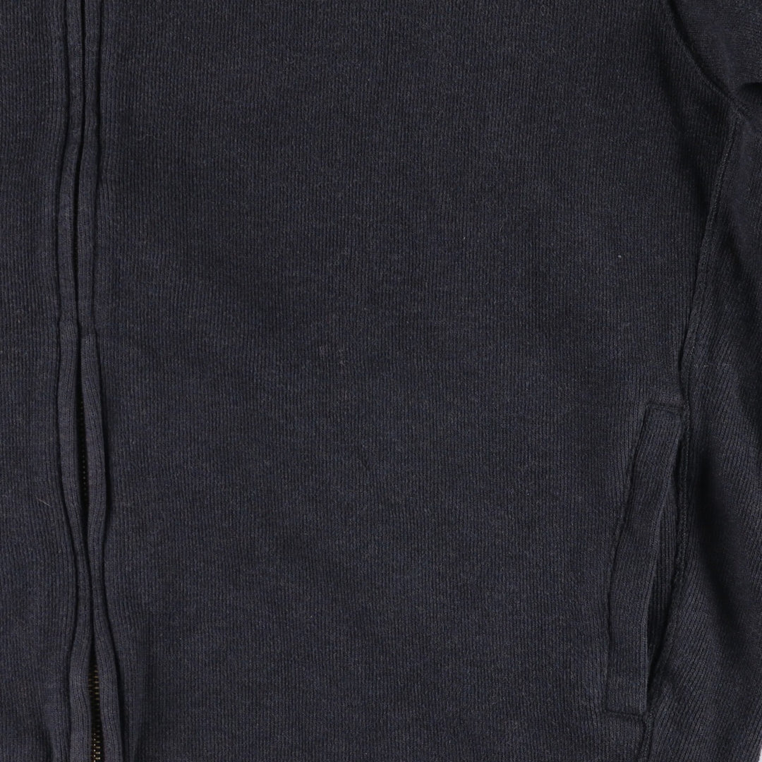 Ralph Lauren POLO by Ralph Lauren full zip sweatshirt, men's XL size cotton Charcoal Vintage Second Hand
