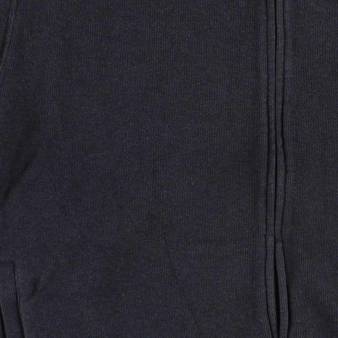 Ralph Lauren POLO by Ralph Lauren full zip sweatshirt, men's XL size cotton Charcoal Vintage Second Hand