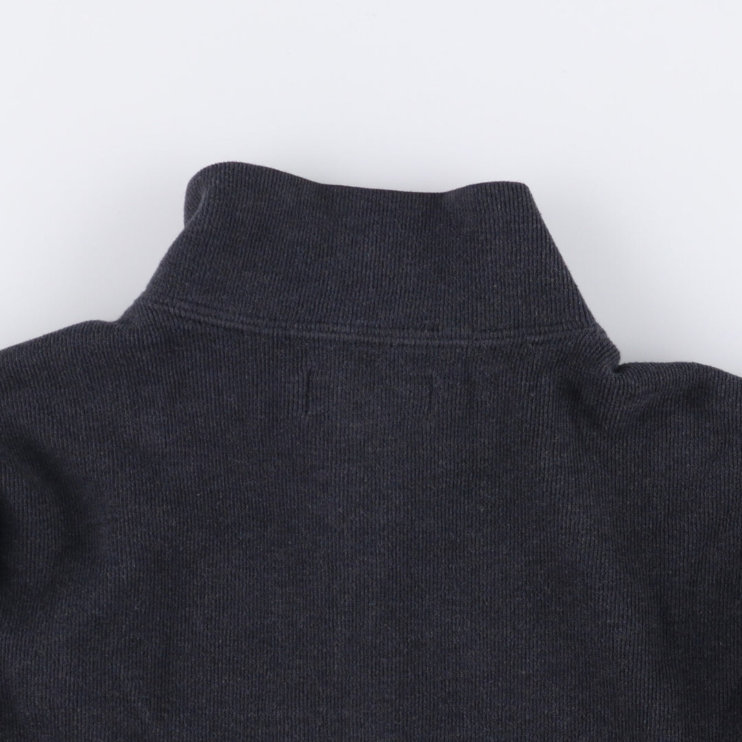 Ralph Lauren POLO by Ralph Lauren full zip sweatshirt, men's XL size cotton Charcoal Vintage Second Hand