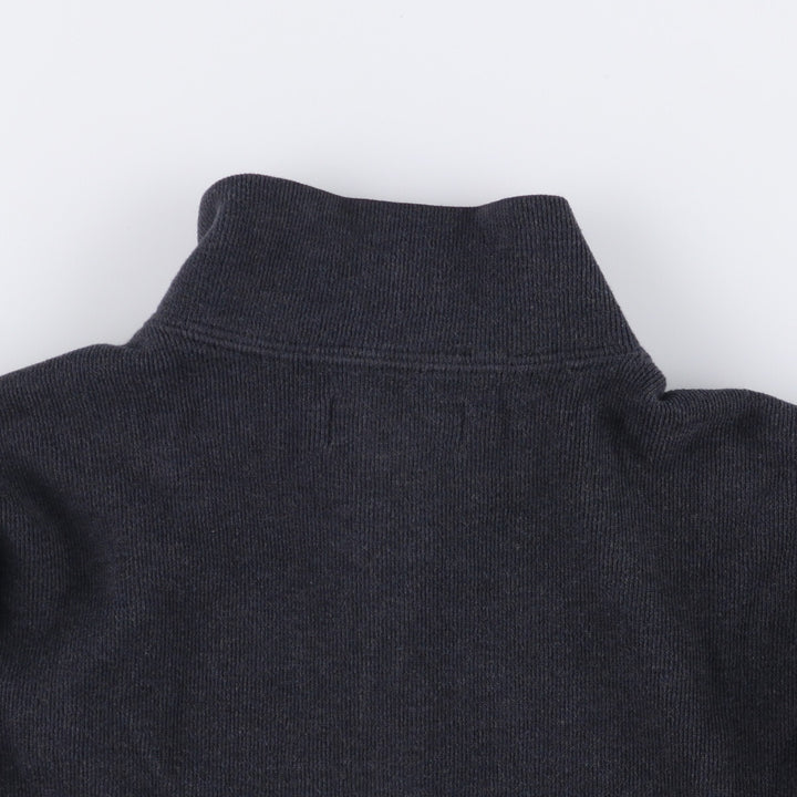 Ralph Lauren POLO by Ralph Lauren full zip sweatshirt, men's XL size cotton Charcoal Vintage Second Hand