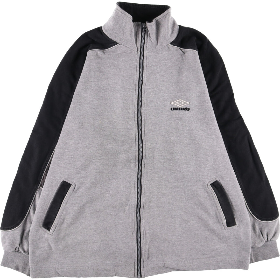 Vintage 90'S Umbro full-zip sweatshirt, men's size L polyester gray type Vintage Second Hand