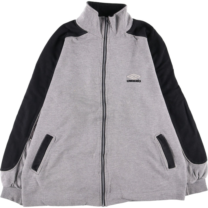 Vintage 90'S Umbro full-zip sweatshirt, men's size L polyester gray type Vintage Second Hand
