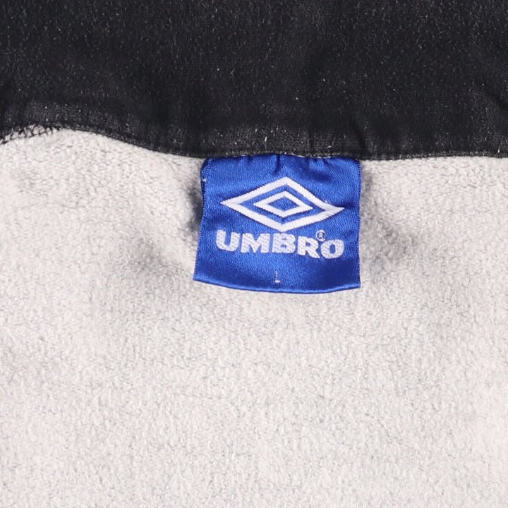 Vintage 90'S Umbro full-zip sweatshirt, men's size L polyester gray type Vintage Second Hand