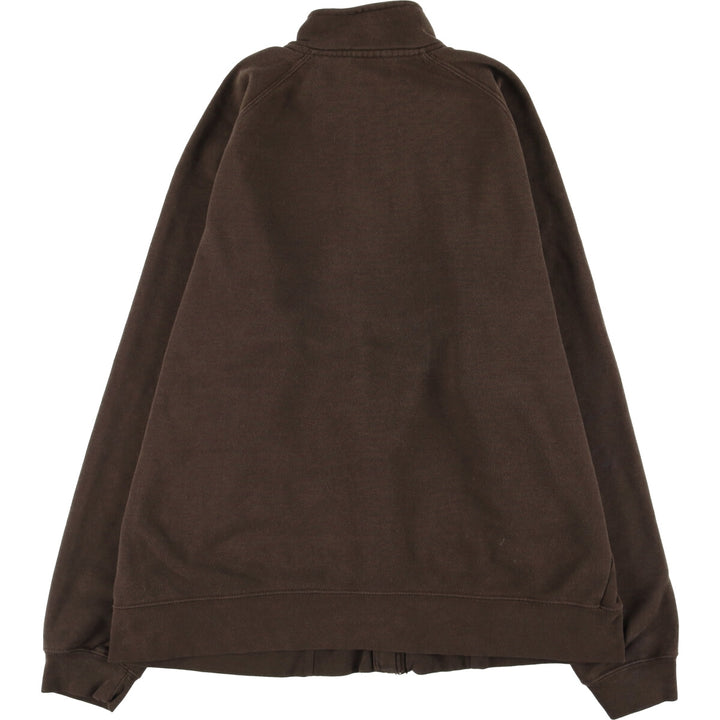 Carhartt Sweat Full Zip Hoodie Men's XL cotton brown type Vintage Second Hand