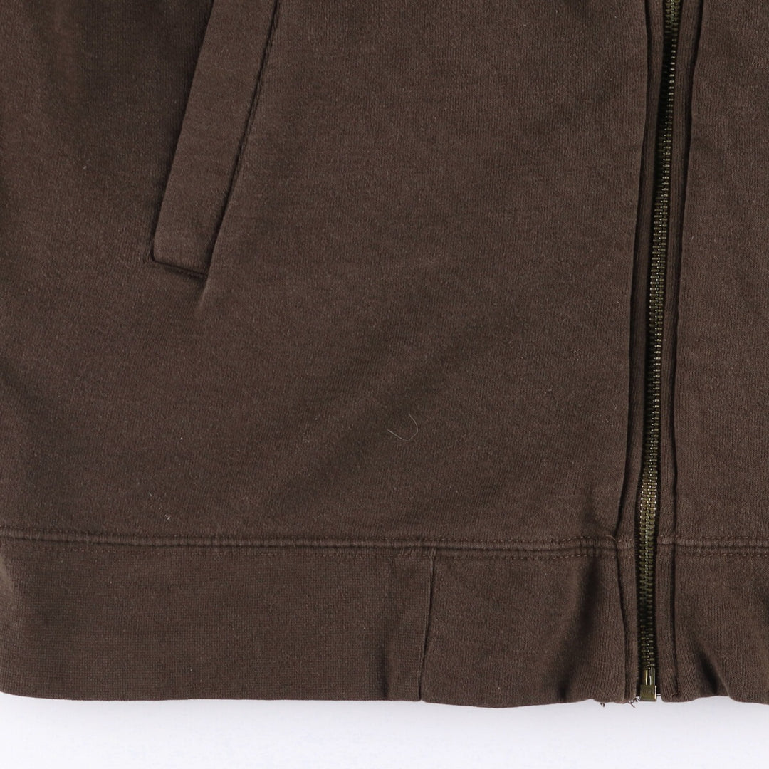 Carhartt Sweat Full Zip Hoodie Men's XL cotton brown type Vintage Second Hand