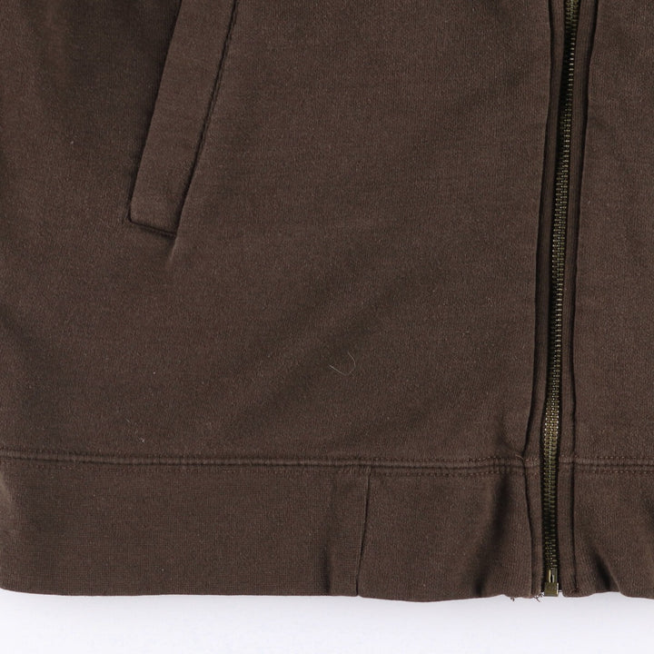 Carhartt Sweat Full Zip Hoodie Men's XL cotton brown type Vintage Second Hand