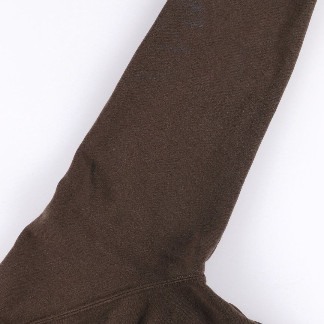 Carhartt Sweat Full Zip Hoodie Men's XL cotton brown type Vintage Second Hand