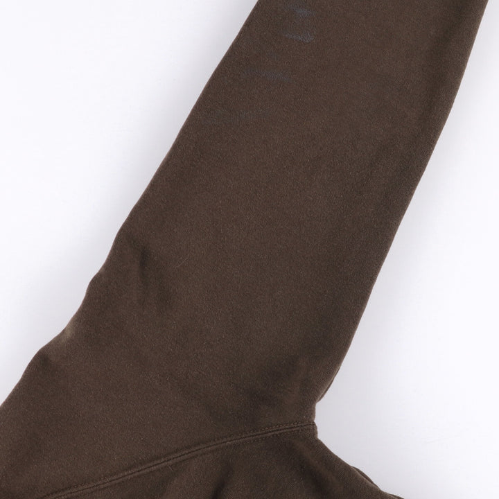 Carhartt Sweat Full Zip Hoodie Men's XL cotton brown type Vintage Second Hand