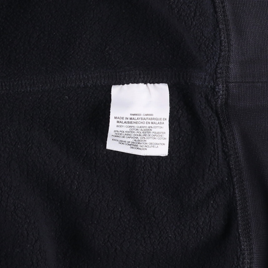 Nike Sweat Full Zip Hoodie Men's Size L cotton black type Vintage Second Hand