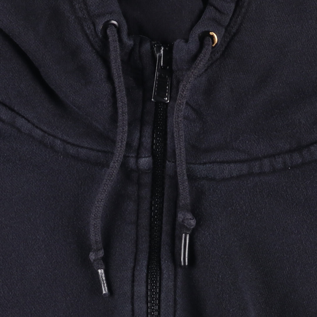 Nike Sweat Full Zip Hoodie Men's Size L cotton black type Vintage Second Hand