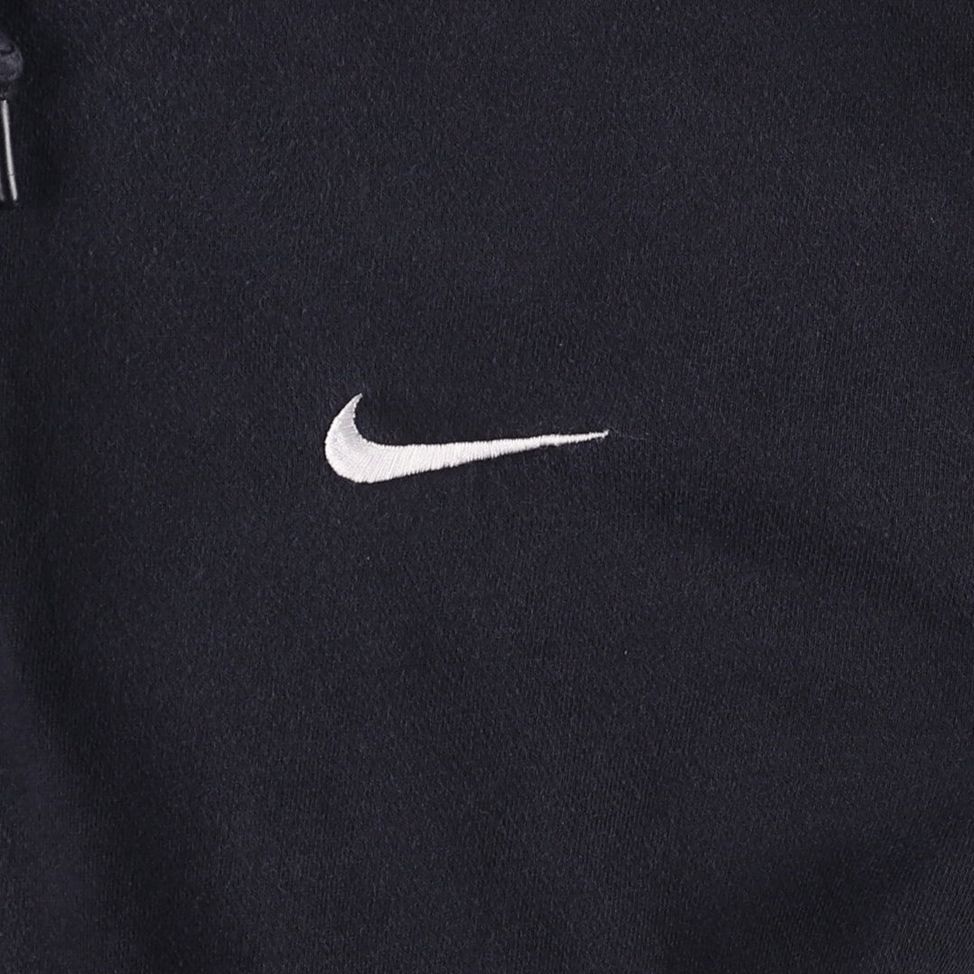 Nike Sweat Full Zip Hoodie Men's Size L cotton black type Vintage Second Hand
