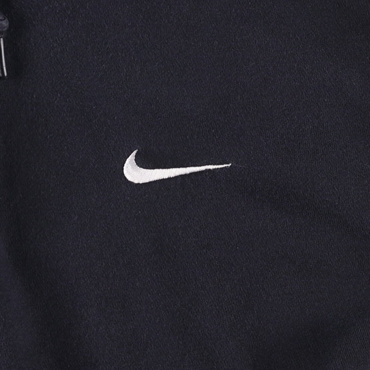 Nike Sweat Full Zip Hoodie Men's Size L cotton black type Vintage Second Hand