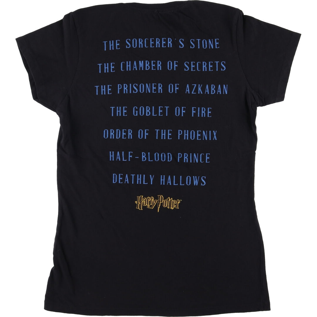 Harry Potter Movie T-Shirt, Women's, Size L cotton black type Vintage Second Hand