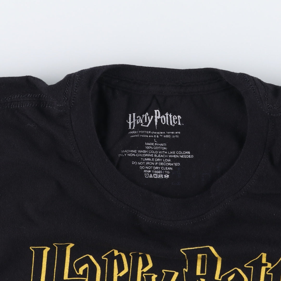 Harry Potter Movie T-Shirt, Women's, Size L cotton black type Vintage Second Hand
