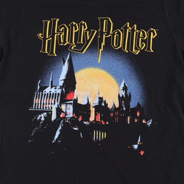 Harry Potter Movie T-Shirt, Women's, Size L cotton black type Vintage Second Hand