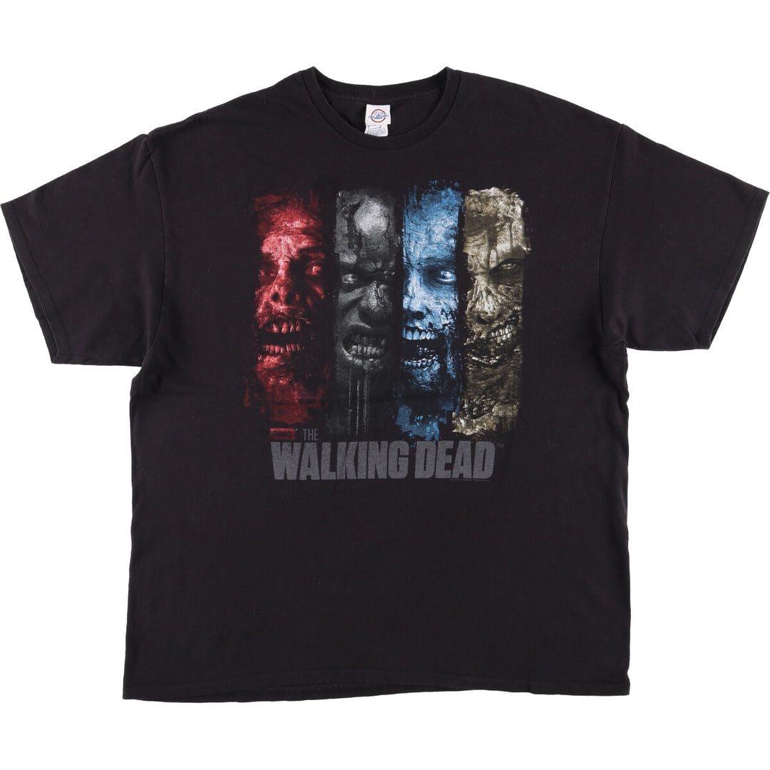 Delta DELTA THE WALKING DEAD The Walking Dead Movie T-shirt Men's XXL cotton black type Vintage Second Hand