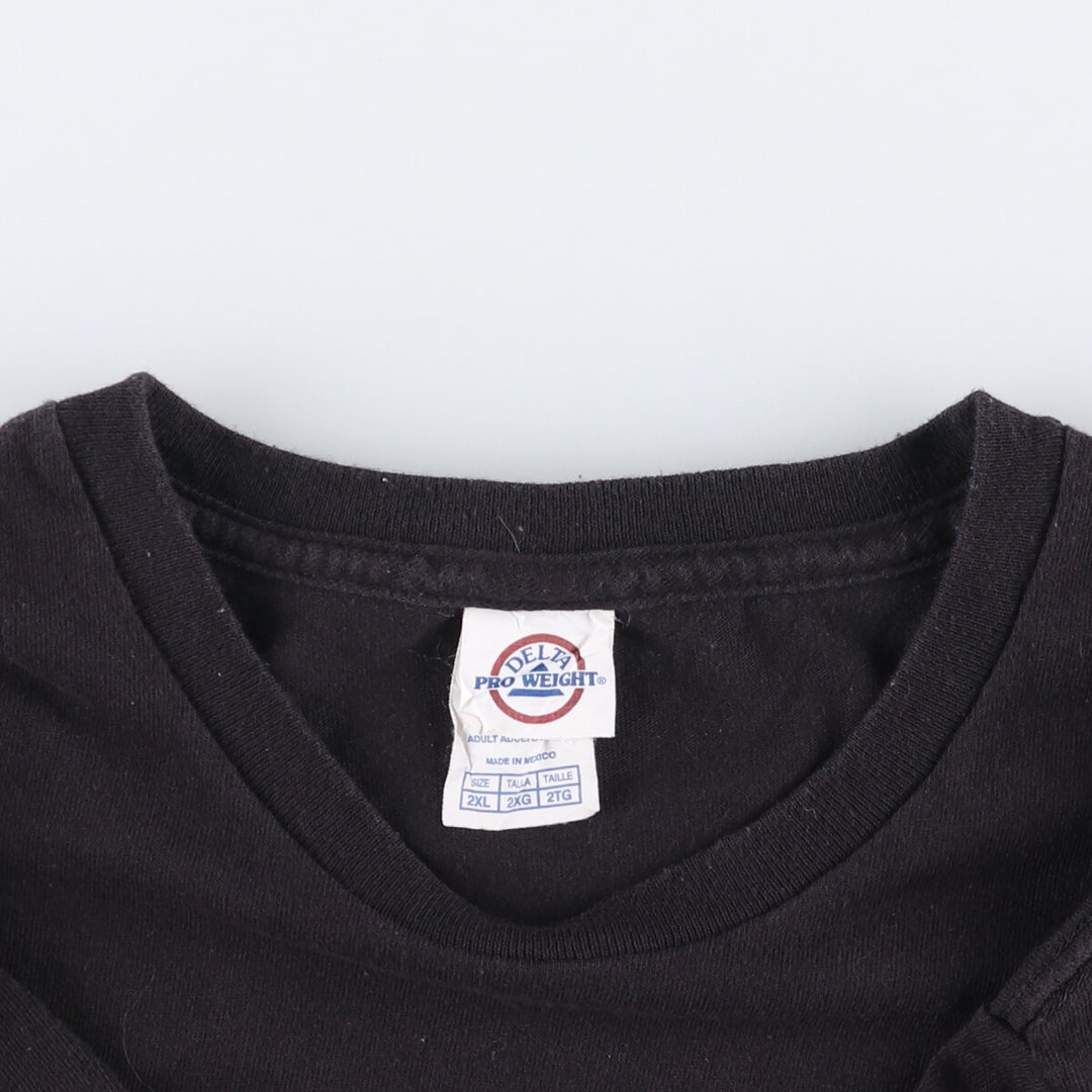 Delta DELTA THE WALKING DEAD The Walking Dead Movie T-shirt Men's XXL cotton black type Vintage Second Hand