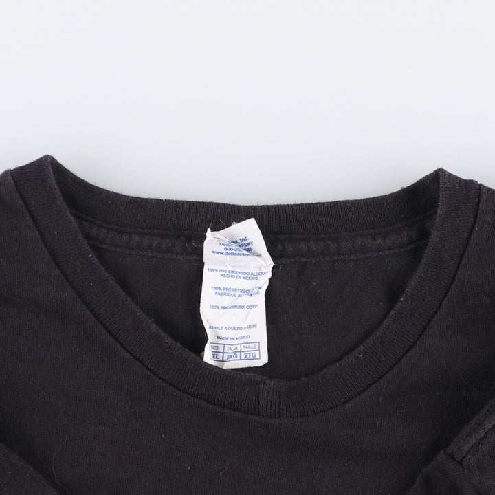 Delta DELTA THE WALKING DEAD The Walking Dead Movie T-shirt Men's XXL cotton black type Vintage Second Hand