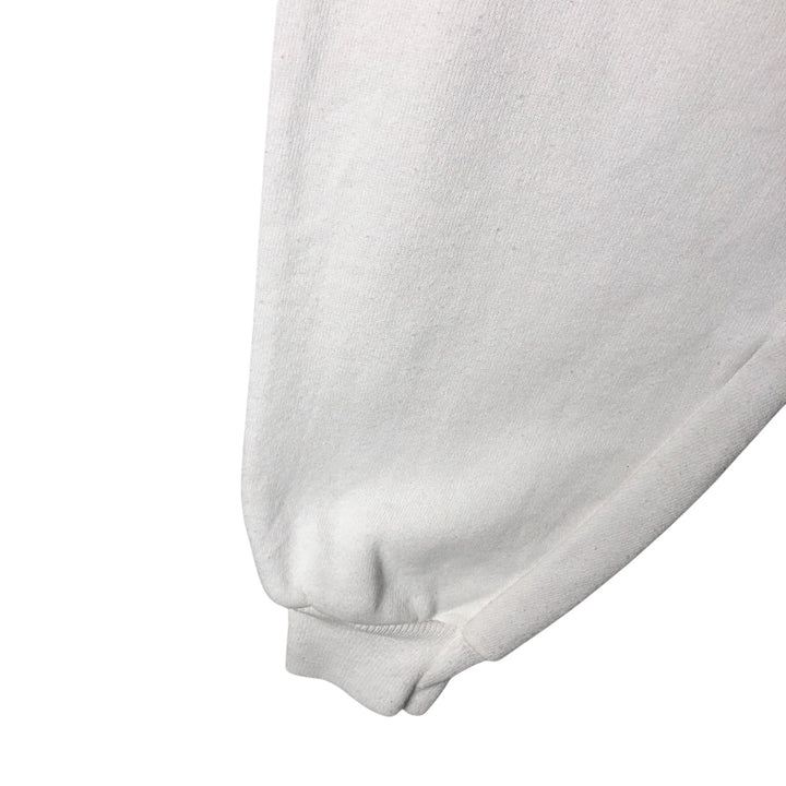 Vintage 90'S Hanes ACTIVEWEAR message print sweatshirt, made in the USA, size L, men's cotton white type Vintage Second Hand