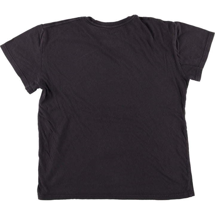 The Rolling Stones Band T-shirt, Band T, Men's L size cotton black type Vintage Second Hand