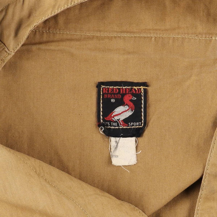 Vintage 1960'S Red Head hunting vest, size M, men's unclear Khaki type beige Vintage Second Hand