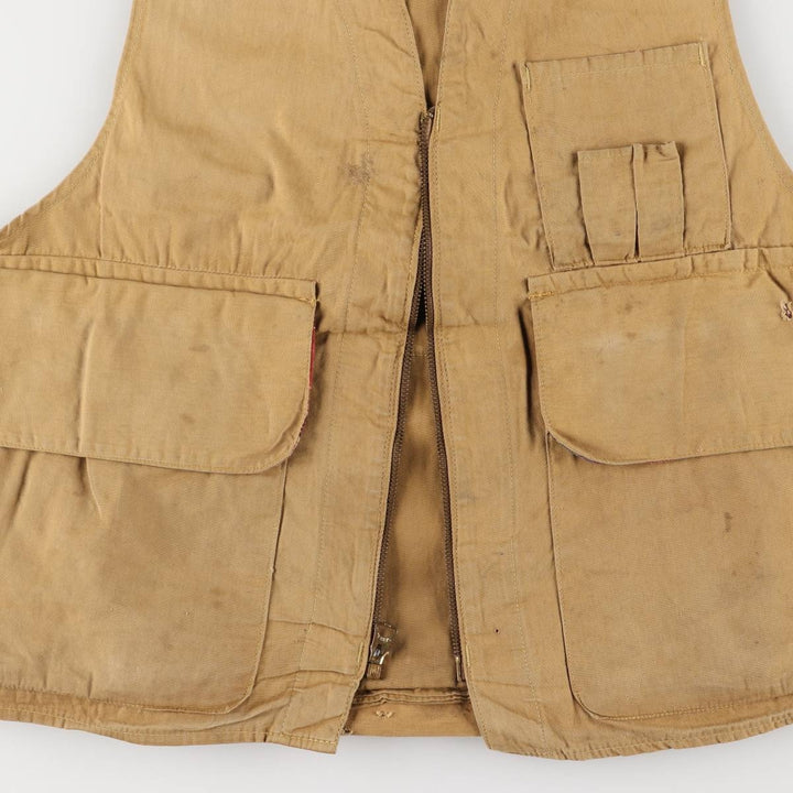 Vintage 1960'S Red Head hunting vest, size M, men's unclear Khaki type beige Vintage Second Hand