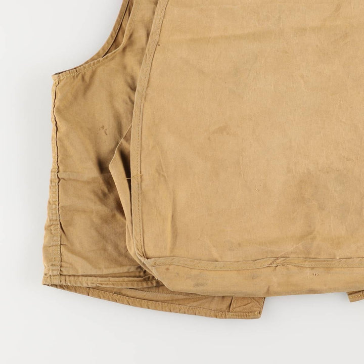 Vintage 1960'S Red Head hunting vest, size M, men's unclear Khaki type beige Vintage Second Hand