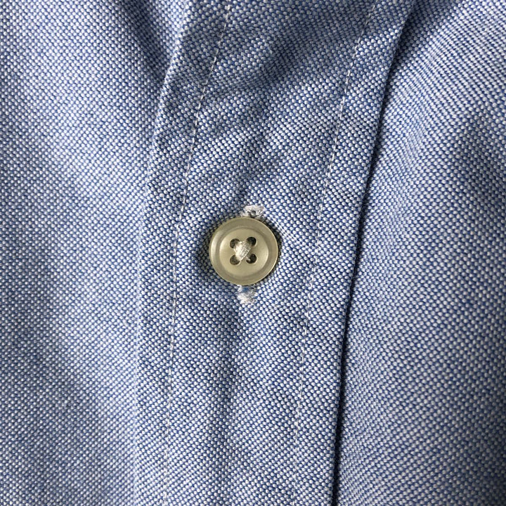 Ralph Lauren POLO RALPH LAUREN Long Sleeve Button Down Shirt Men's XL cotton blue type Vintage Second Hand