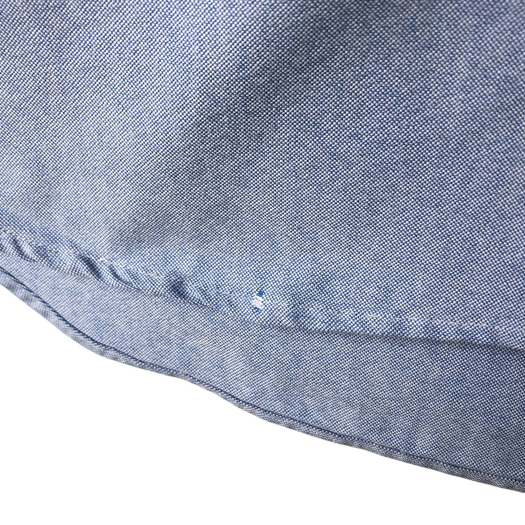 Ralph Lauren POLO RALPH LAUREN Long Sleeve Button Down Shirt Men's XL cotton blue type Vintage Second Hand